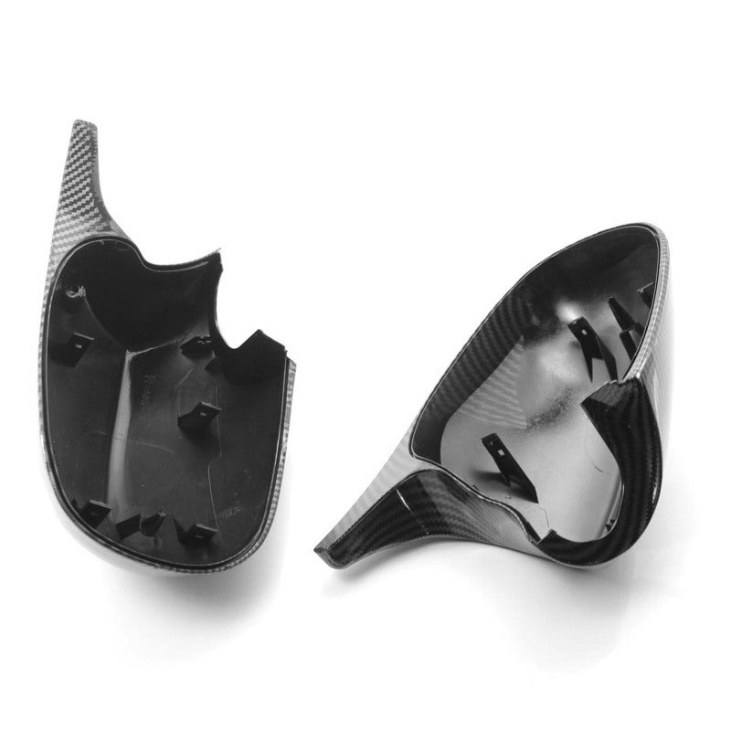 Door Rearview Mirror Cover Cap 2pcs Replacement for BMW 3 Series E90 2009-2012 OEM 51167205291 51167205292 - Image 3