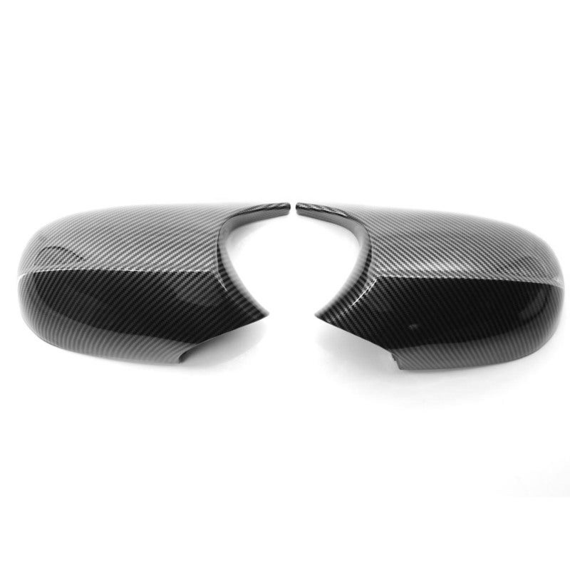 Door Rearview Mirror Cover Cap 2pcs Replacement for BMW 3 Series E90 2009-2012 OEM 51167205291 51167205292 - Image 1
