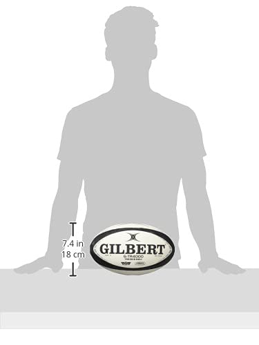 Gilbert G-Tr4000 Rugby Training Ball - Black (5) - Image 2