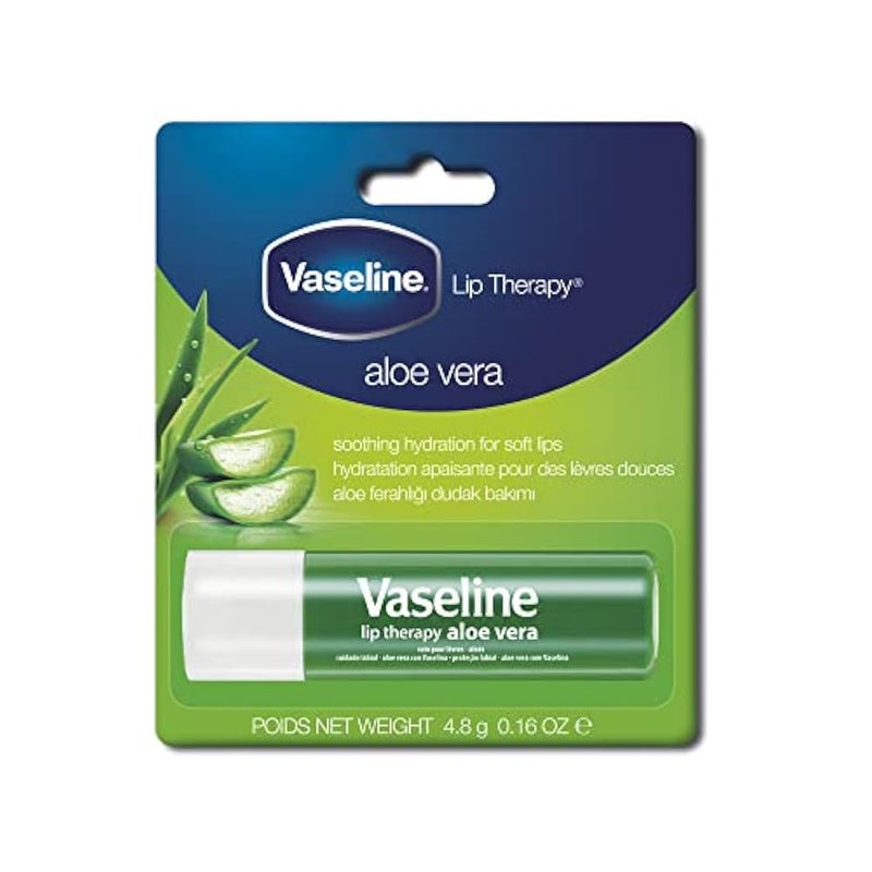 Vaseline Lip Therapy Aloe Vera, 4.8 gm