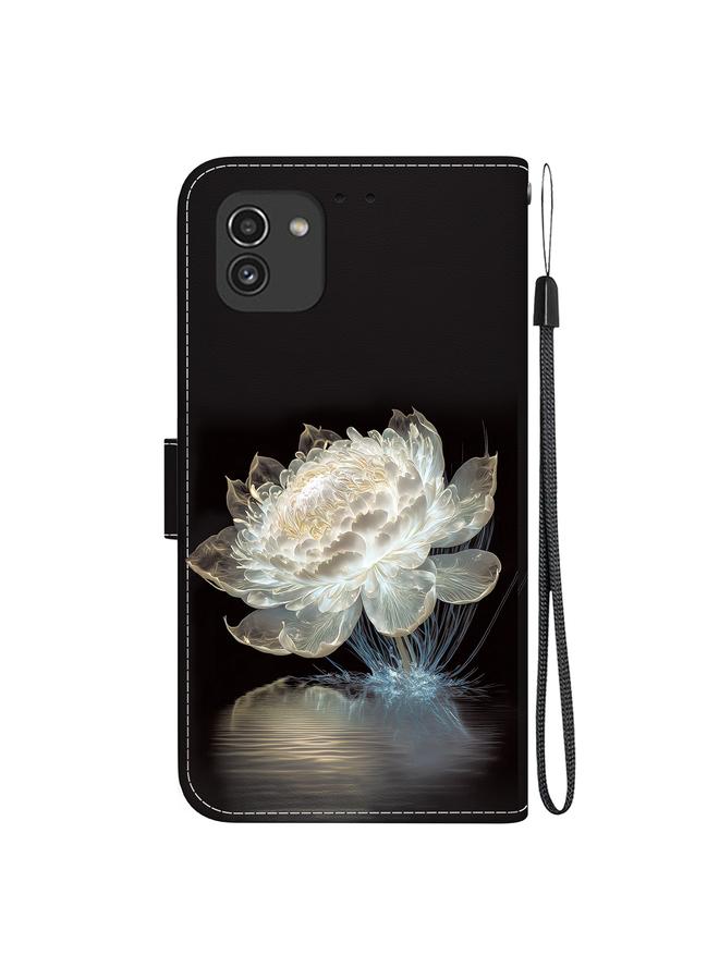 S-TOP Case For Samsung Galaxy A03 166mm Crystal Texture Colored Drawing Leather Phone Case - Image 3