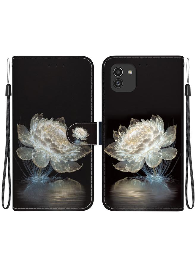 S-TOP Case For Samsung Galaxy A03 166mm Crystal Texture Colored Drawing Leather Phone Case - Image 1