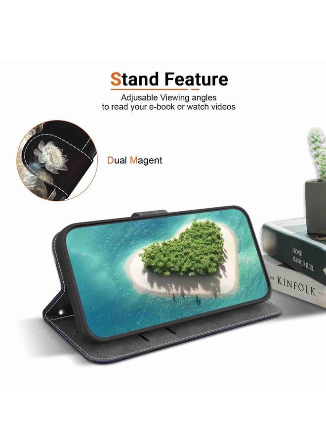 S-TOP Case For Samsung Galaxy A03 166mm Crystal Texture Colored Drawing Leather Phone Case - Image 5