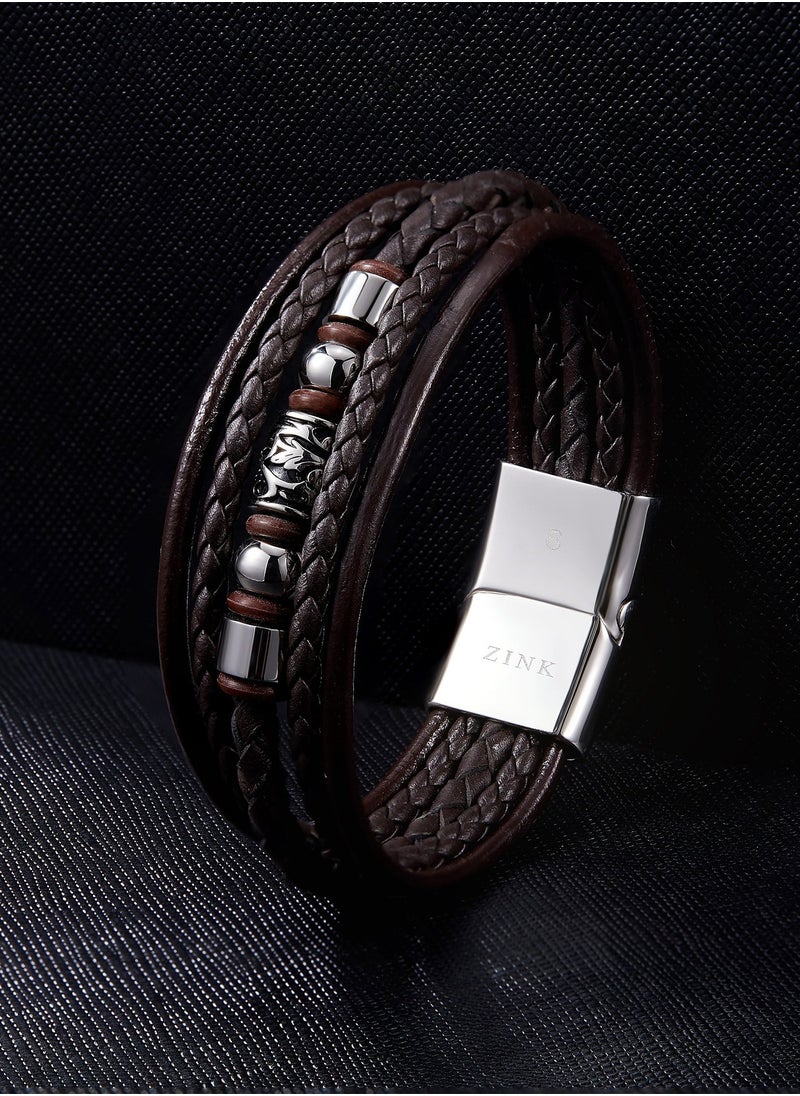 Zink - ZJBC019LPBR ZINK Men's Bracelet - Image 1