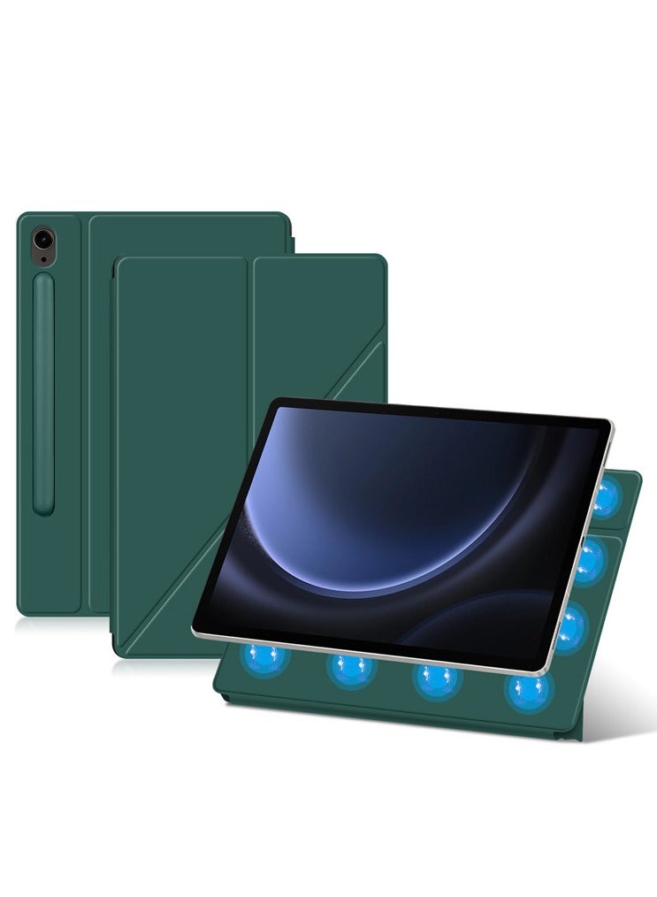عام غطاء مغناطيسي متوافق مع سامسونج جالكسي تاب إس10 إف إي بلس 13.1 إنش (2025) - غطاء قابل للطي ثلاثي مع حامل قابل للتعديل، فتحة للقلم ووظيفة النوم/الاستيقاظ التلقائي - Image 2