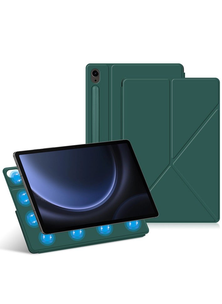 عام غطاء مغناطيسي متوافق مع سامسونج جالكسي تاب إس10 إف إي بلس 13.1 إنش (2025) - غطاء قابل للطي ثلاثي مع حامل قابل للتعديل، فتحة للقلم ووظيفة النوم/الاستيقاظ التلقائي - Image 1