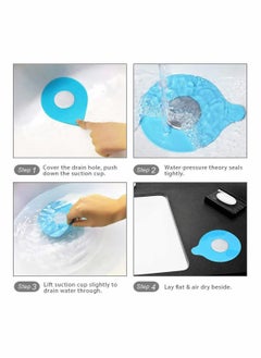Excefore Bathtub Drain Stoppers Universal Silicone Bath Drain Stopper, Plug Tub Drain for Sinks, Bathroom, Kitchen, Shower, Floor Drains, Deodorant Stopper for Home and Hotel, 1 Pack  - Image 5