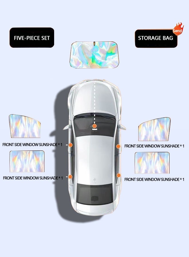 Generic 5-Piece  upscale Car Sun Shade  - Image 1