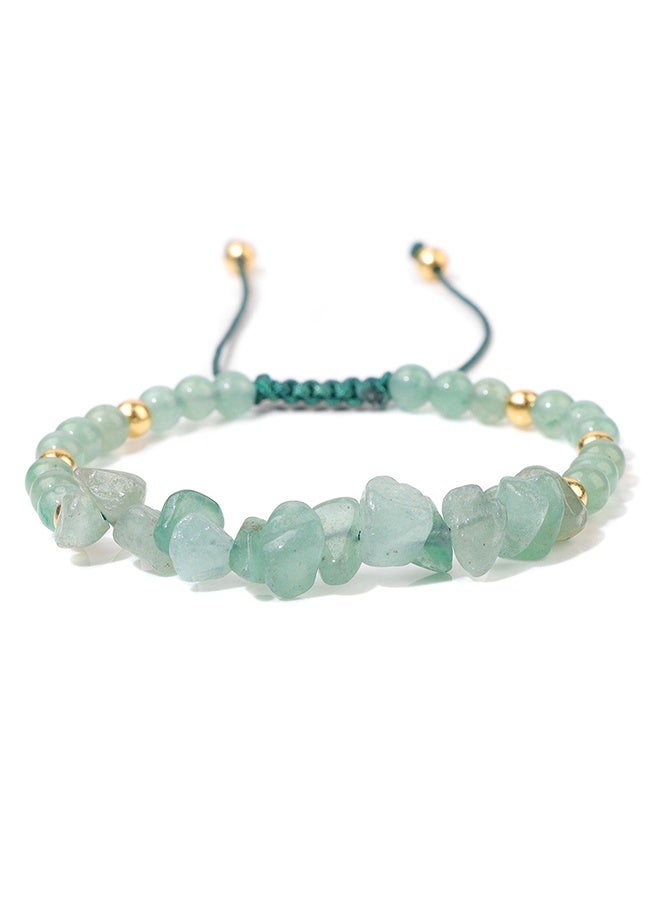 أساور الأحجار الكريمة غير المنتظمة ذات النسج القابلة للتعديل، أساور من ريكاي من كريستال الحجارة الطبيعية - Image 1