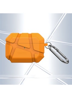 Apple Protective Case Is Suitable For AIRPODS 4/3 PRO 2 TPU Split Anti-drop Bluetooth Earphone Case 1/2 Generation-Color:Orange-Applicable Models:Airpods 1/2 Generation
