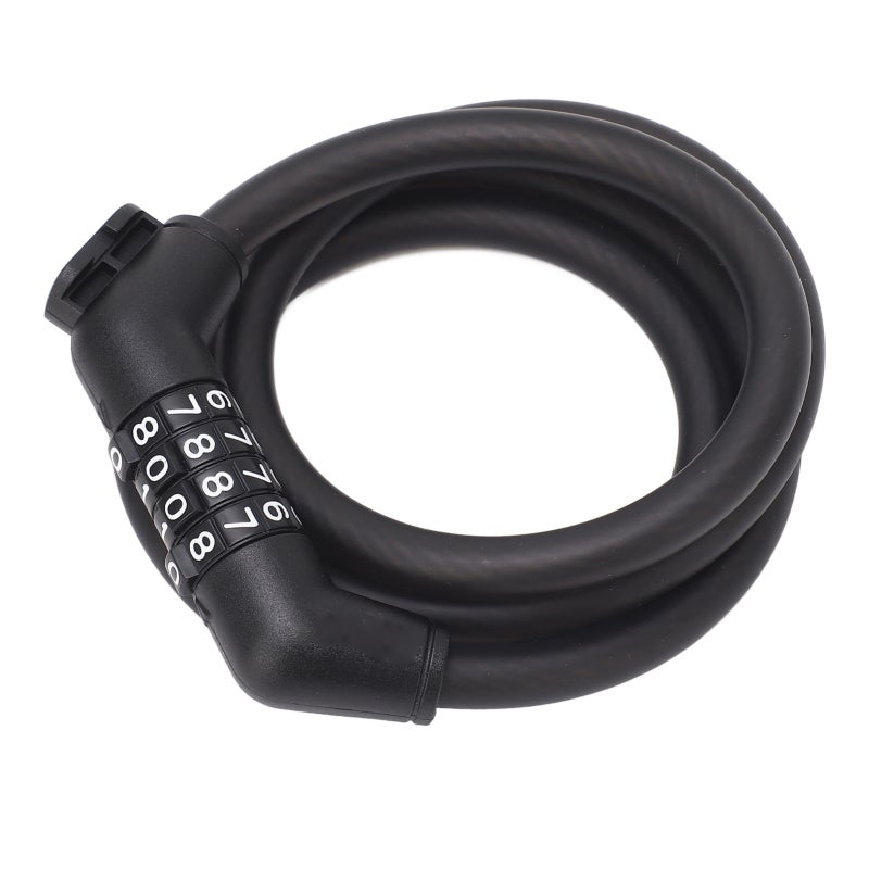 Zoli Steel Wire Bike Cable Lock Anti Theft Combination Security Password Lock - PVC Sheath Wrap Lightweight Design for Mountain Bikes Electric Scooters Motorcycles - Image 3