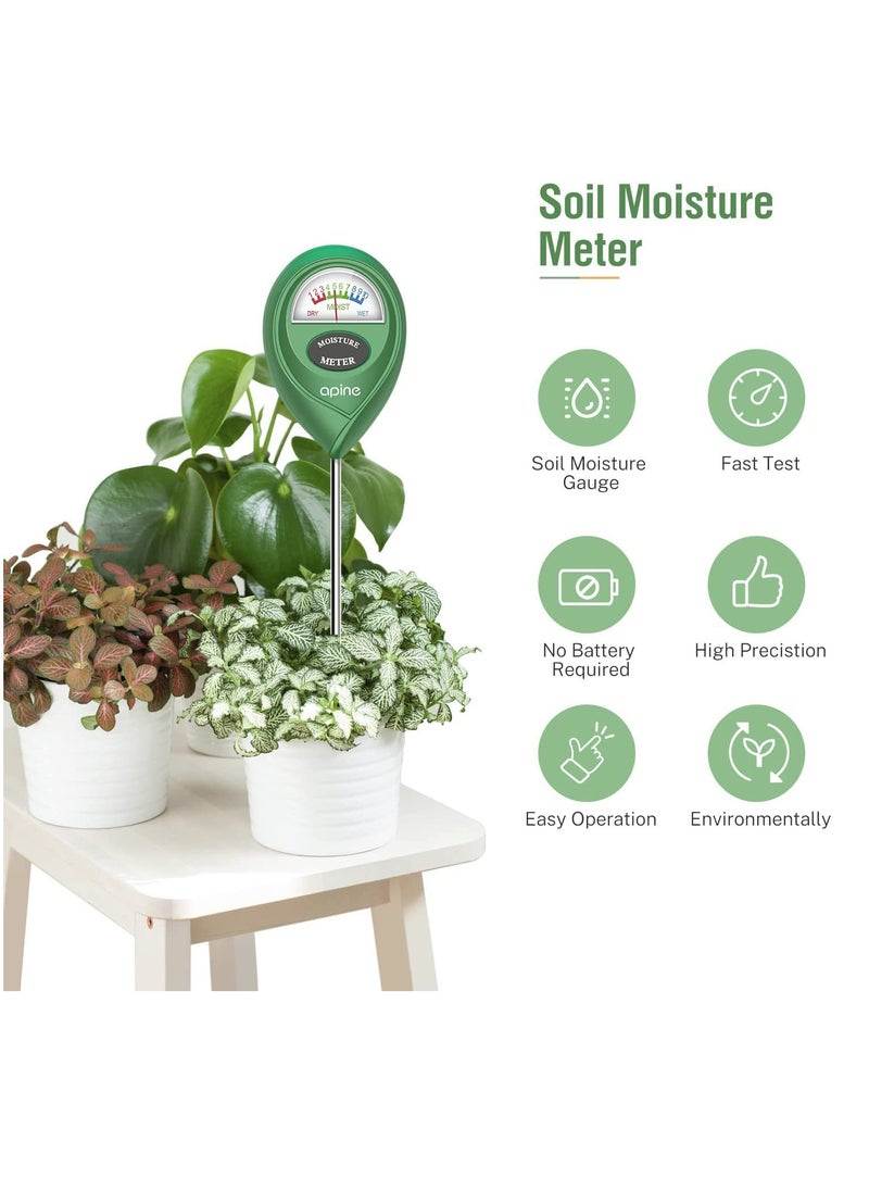 SYOSI Soil Moisture Meter, Long Probe Plants Moisture Meter, Plant Water Meter for Indoor and Outdoor Plants, Hydrometer for Plants  - Image 1