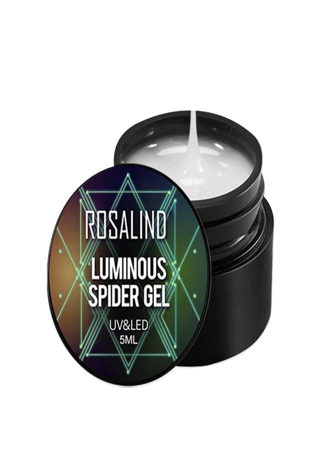 ROSALIND 5ml Luminous Spider Gel Bright for Nail Art Design LED/UV Lamp Long Lasting Quick Drying Luminous Art Wire Drawing Pulling Nail Polish Gel (Brush Not Included - A917) - Image 1