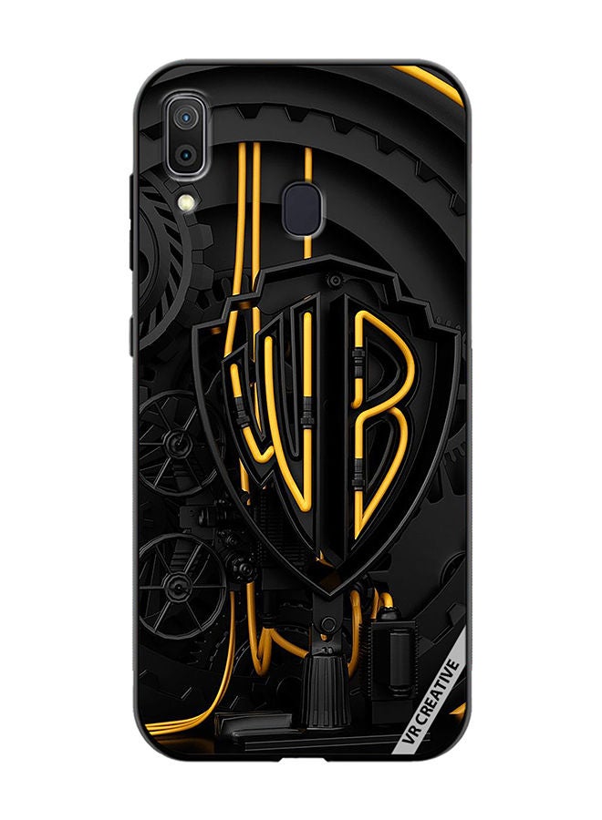 VR CREATIVE Protective Case Cover For Samsung Galaxy A30 Warner Bros Logo Design Multicolour - Image 1