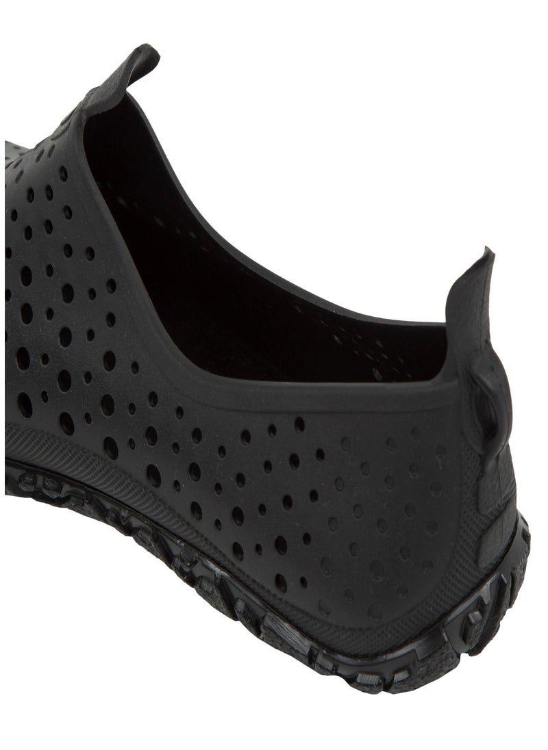 NABAIJI NABAIJI by DECATHLON, Unisex Aquagym and Aquafitness Shoes Aquadots Grip & Water-Resistant Black  - Image 3