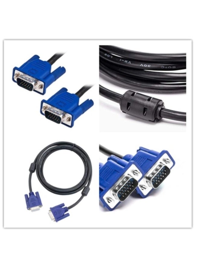 Haing HD15 Male to Male VGA Video Cable for TV Computer Monitor 5METER - Image 5