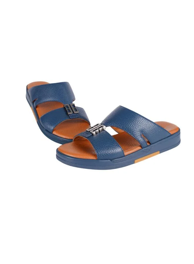 barjeel uno 008-3595 Barjeel Uno Mens Arabic Sandals B122 Navy