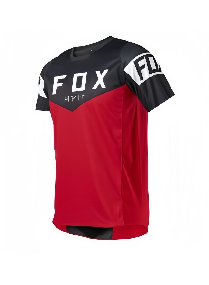Fox Men's Outdoor Cycling Suit Off-road Road Mountain Bike Cycling Tops - Image 1