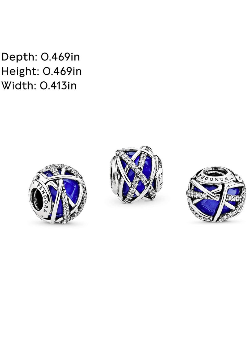 PANDORA - Pandora 796361NCB Royal Blue Galaxy Charm - Image 1