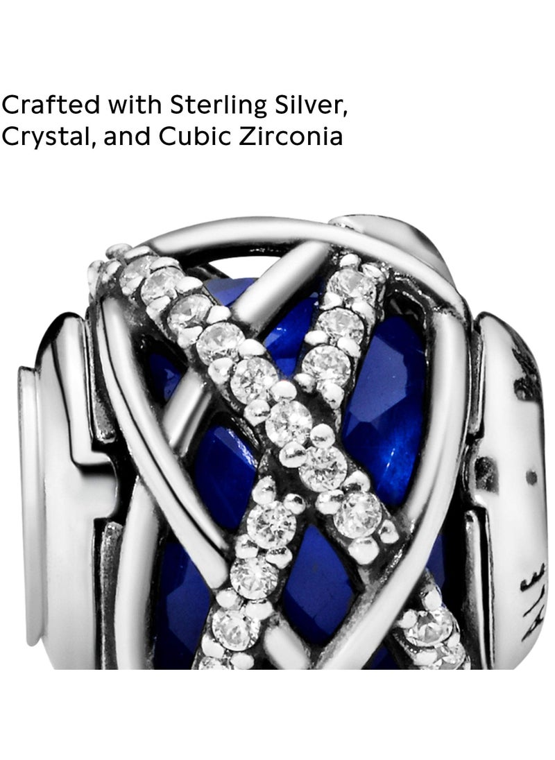 PANDORA - Pandora 796361NCB Royal Blue Galaxy Charm - Image 1