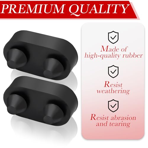 LhyBtm Hood to Fender Grommets Hood Latches to Fender Bumpers Stop Compatible with 1987-2006 Jeep Wrangler YJ/TJ Replaces Part Number: 4007541 / J4007541 / D4103 / 12031.02 - Image 3
