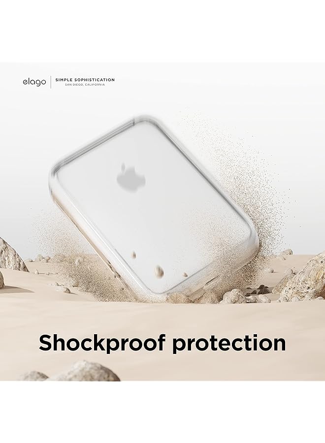 Elago Hybrid Clear Case Compatible With Magsafe Battery Pack Pc + Tpu Hybrid Technology Anti Yellowing Crystal Clear Shockproof Cover Protective Case Transparent - Image 4
