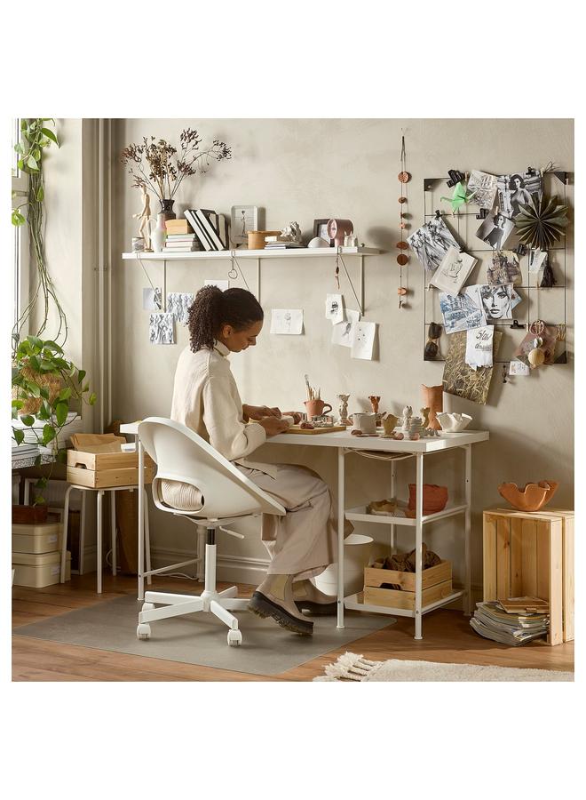 Zaboon Desk, White, 140X60 Cm - Image 3