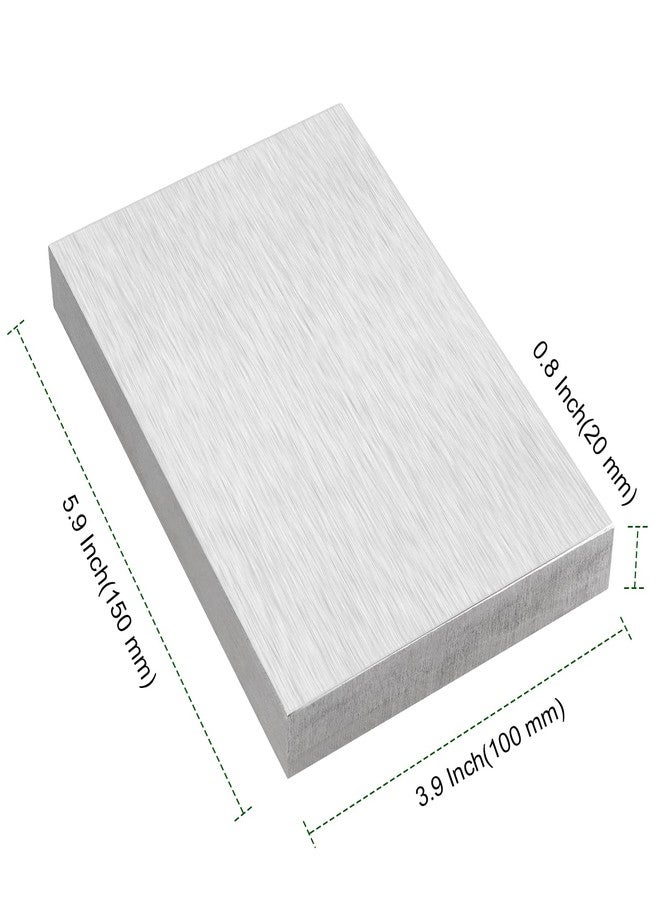 PINGEUI 2 PCS 6 x 4 x 4/5 Inch Steel Bench Block, Wire Hardening and Wire Wrapping Tool, Metal Bench Block for Jewelry Making, Stamping, Hammering, Flattening - Image 2