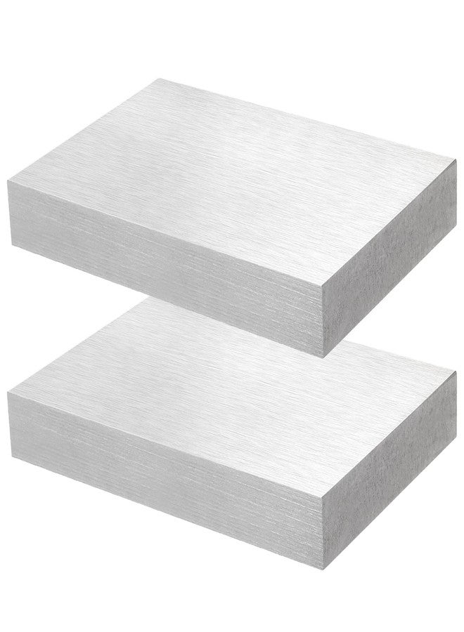 PINGEUI 2 PCS 6 x 4 x 4/5 Inch Steel Bench Block, Wire Hardening and Wire Wrapping Tool, Metal Bench Block for Jewelry Making, Stamping, Hammering, Flattening - Image 1