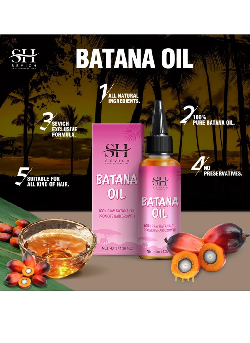 Sevich - Natural Batana Oil for Hair Care Hair Conditioner Oil for Thin Hair Repair Damaged Hair Nourishes Thin Hair Scalp Skin and Loss Hair Growth Fit for All Hair Types Raw Batana Oil - Image 1
