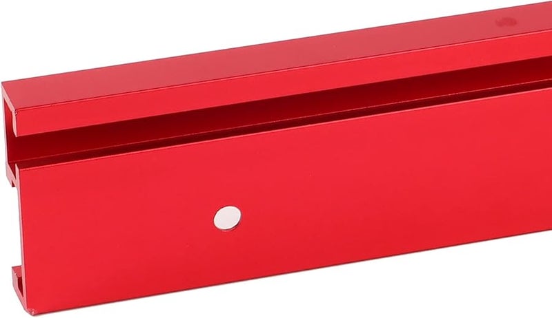 مقبض دفع من سبائك الألومنيوم لـ منشار طاولة النجارة مع فتحة التثبيت وسكة بطول 800 ملم - Image 1