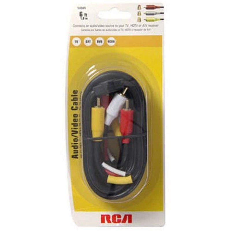 rca Audiovox RCAVH84 6 Feet Composite Video Kit Vh84n Video Accessories and Fittings - Image 2