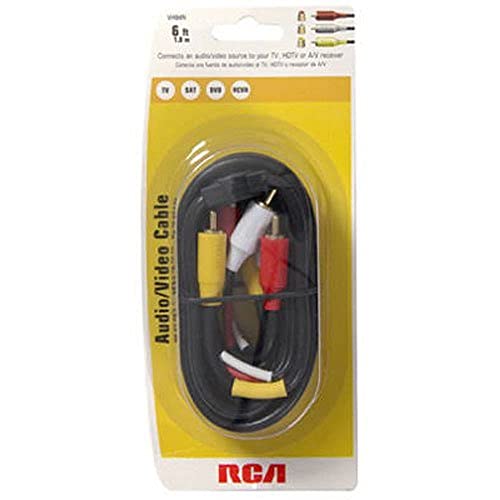rca Audiovox RCAVH84 6 Feet Composite Video Kit Vh84n Video Accessories and Fittings - Image 1