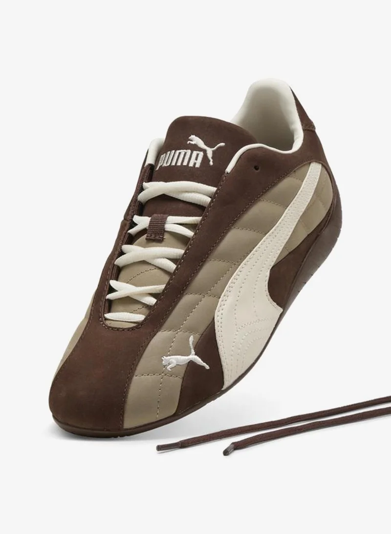 Puma Espresso Brown-Warm White Speedcat Plus Quilted Sneakers Unisex for Men | Best Price UAE