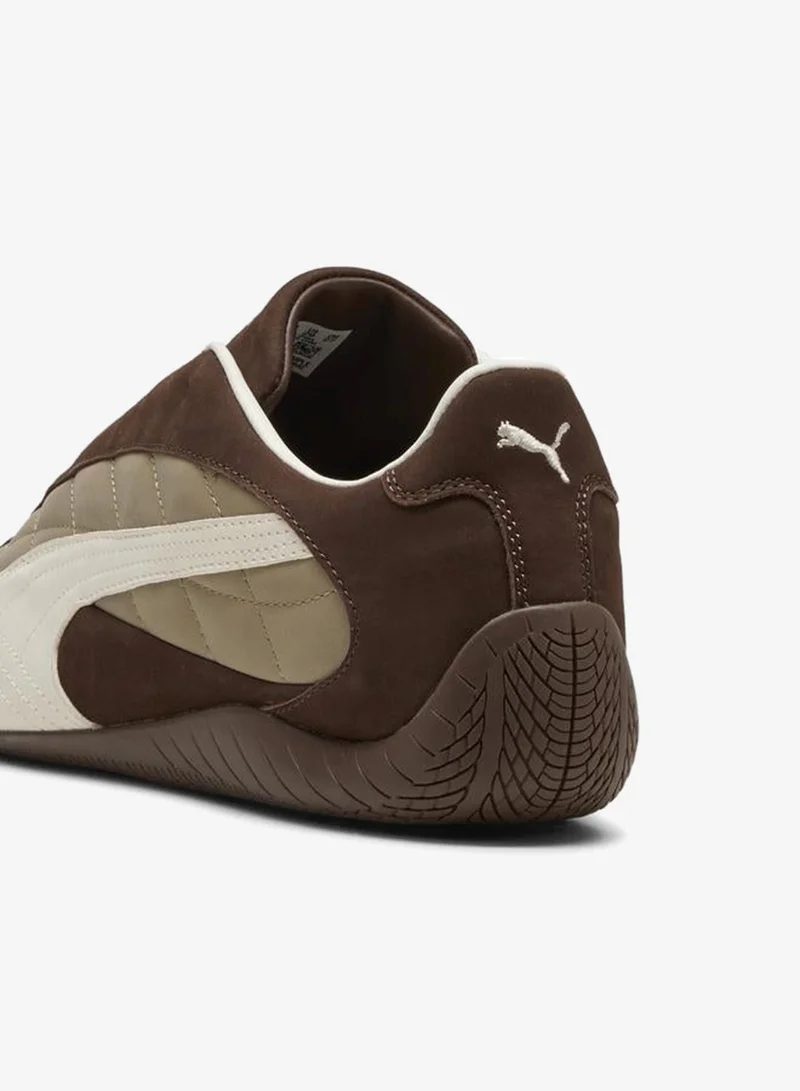 Puma Espresso Brown-Warm White Speedcat Plus Quilted Sneakers Unisex for Men | Best Price UAE