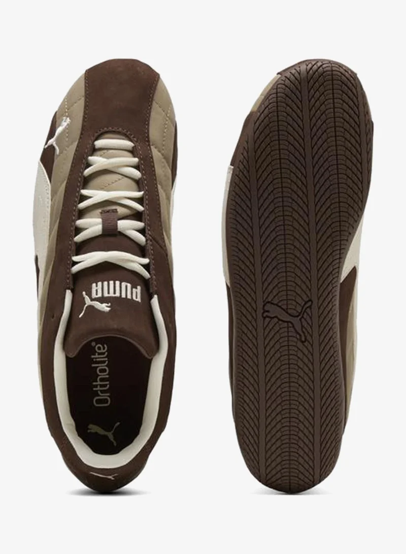 Puma Espresso Brown-Warm White Speedcat Plus Quilted Sneakers Unisex for Men | Best Price UAE