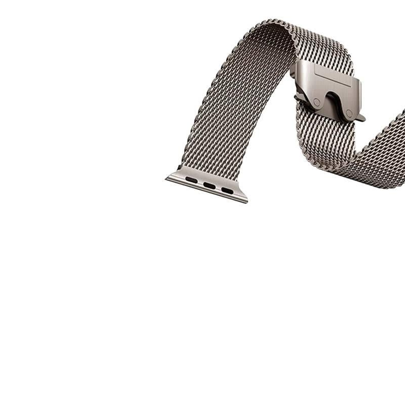 Adjustable Stainless Steel Link Smartwatch Band Compatible with Apple Watch 42 44 45 49mm with Fit Replacement Strap and Dressy Metal Bracelet - Image 3