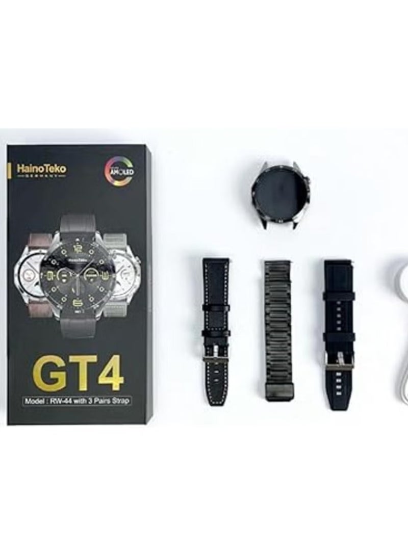 Haino Teko GT4 Smart Watch – Stylish Fitness Tracker with Heart Rate Monitor, Sleep Tracking, Waterproof Design, Long Battery Life | Compatible with iOS & Android | Perfect for Fitness, Health, and Everyday Use - Image 2