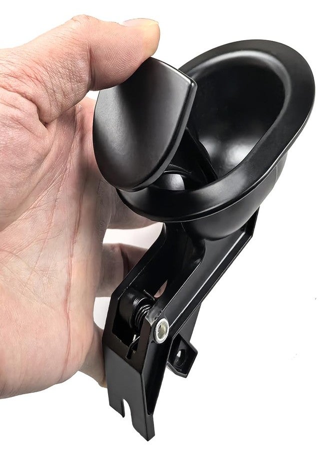 TeBeiDe Universal All Metal Sofa Couch Chair Recliner Release Pull Handle Replacement Fit for Ashley and Most Recliner Sturdy Durable Oval Handle Size 3"x 3.5" Repair Part - Image 4