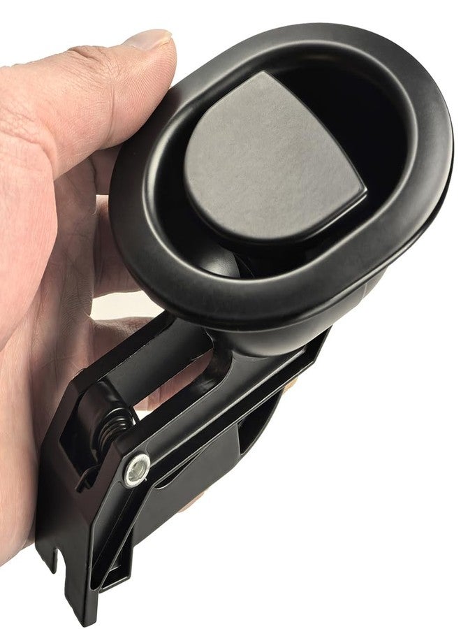 TeBeiDe Universal All Metal Sofa Couch Chair Recliner Release Pull Handle Replacement Fit for Ashley and Most Recliner Sturdy Durable Oval Handle Size 3"x 3.5" Repair Part - Image 3