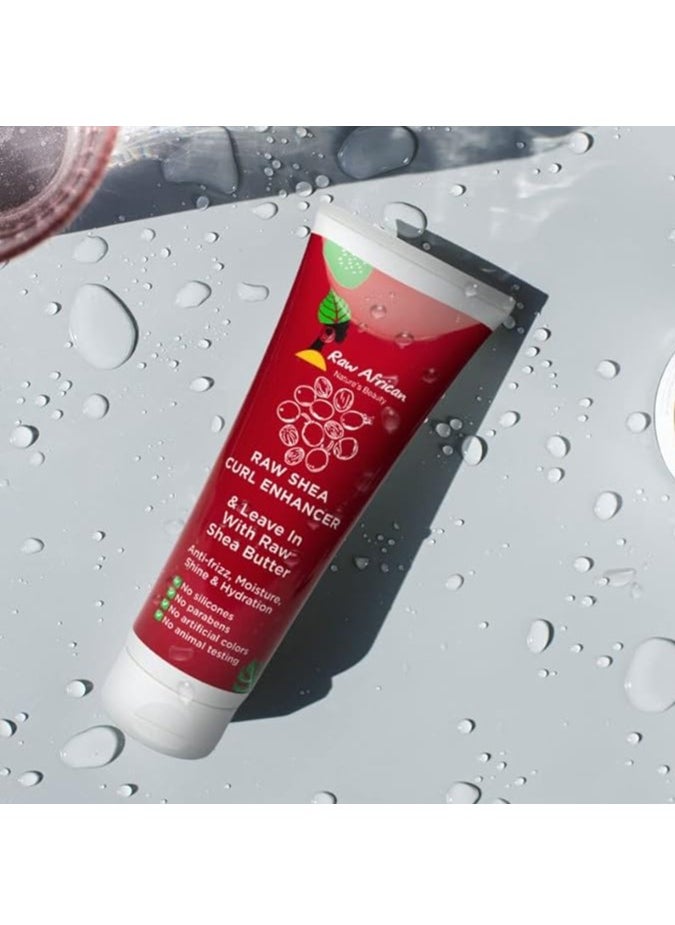 Raw African - Raw Shea Curl Enhancer & Leave In With Raw Shea Butter 250gm - Image 1