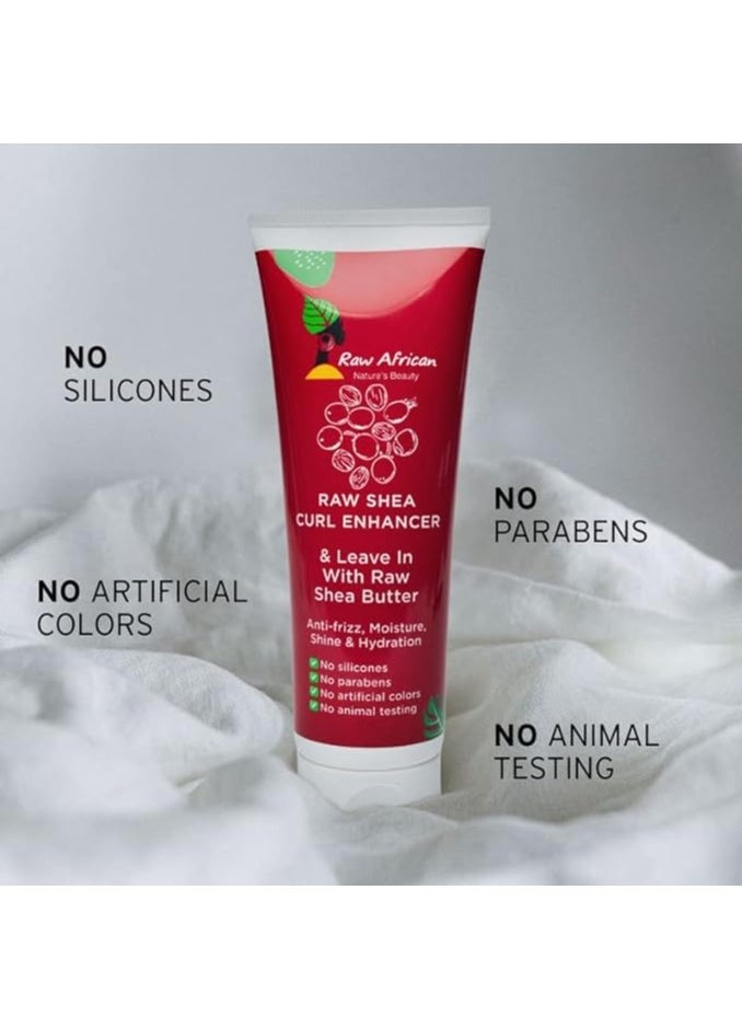 Raw African - Raw Shea Curl Enhancer & Leave In With Raw Shea Butter 250gm - Image 1