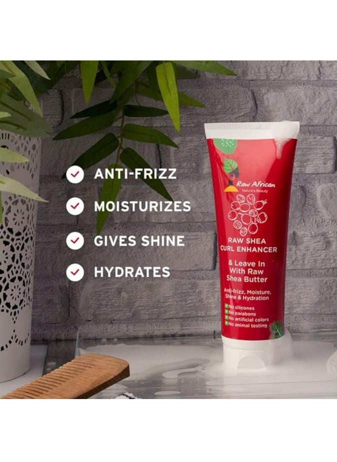 Raw African - Raw Shea Curl Enhancer & Leave In With Raw Shea Butter 250gm - Image 1