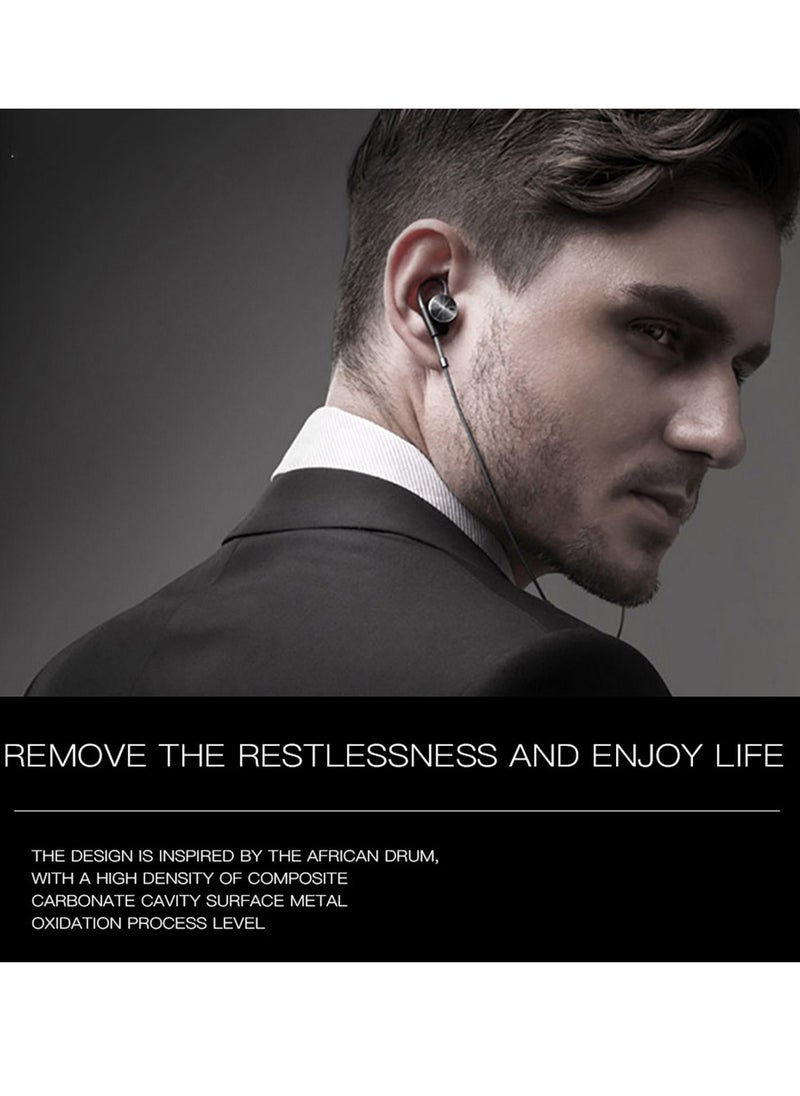 QKZ - DM10 3.5mm In-ear Headphone Bass Subwoofer Metal Wired Earphone Magnetic Suction Line Control with Microphone Sports Headsets Earphones - Image 1