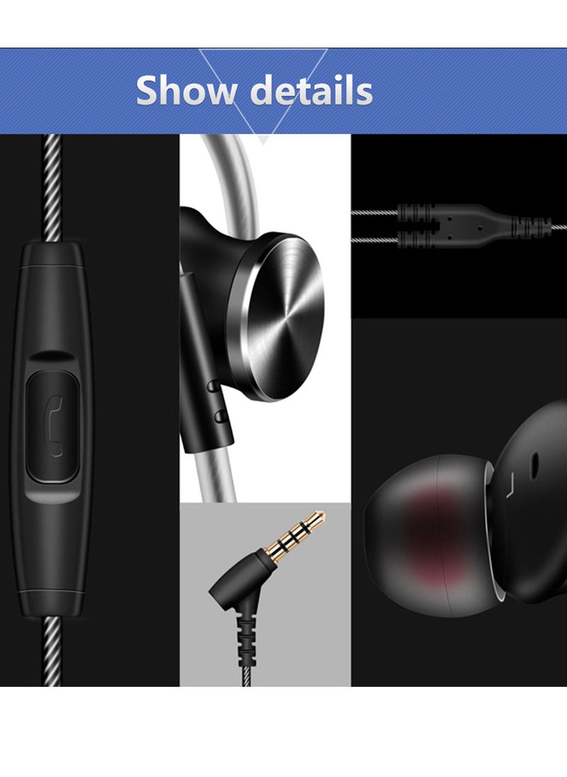 QKZ - DM10 3.5mm In-ear Headphone Bass Subwoofer Metal Wired Earphone Magnetic Suction Line Control with Microphone Sports Headsets Earphones - Image 1