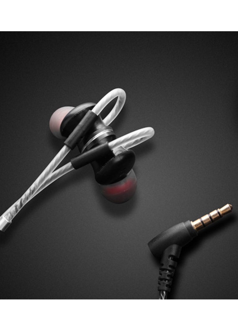 QKZ - DM10 3.5mm In-ear Headphone Bass Subwoofer Metal Wired Earphone Magnetic Suction Line Control with Microphone Sports Headsets Earphones - Image 1