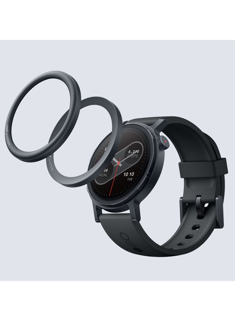 cmf by NOTHING ساعة برو 2، شاشة AMOLED بحجم 1.32"، نظام GPS متعدد الأنظمة مدمج، 120 وضع رياضي، خوارزمية نوم ذكية، مكالمات بلوتوث مع تقليل الضوضاء بالذكاء الاصطناعي، ترخيص رسمي - Image 2