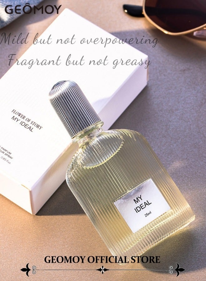 Geomoy Men's Perfume Fresh Long-lasting Fragrance Natural Woody Eau De Toilette Cologne 25ml 0.88oz - Image 3