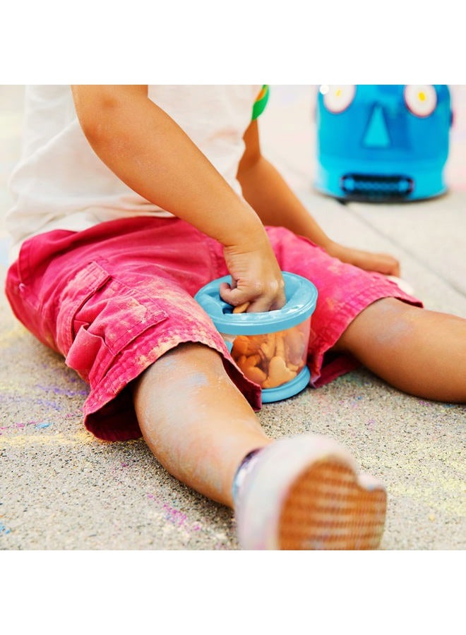 Munchkin ® Snack Catcher® Toddler Snack Cups, 2 Pack, Blue/Green - Image 2
