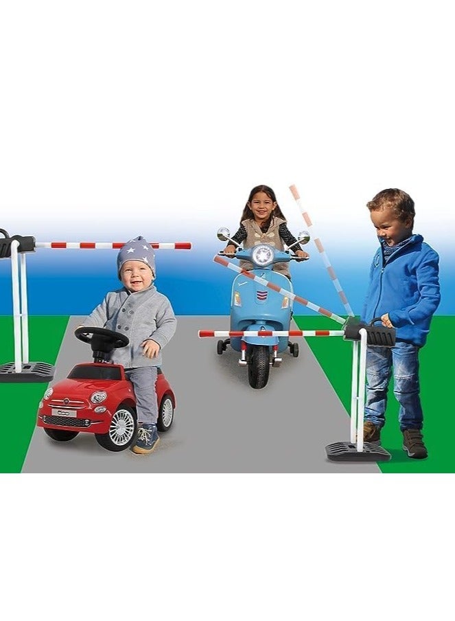 UKR Traffic Barrier & Parking Road Signs Toy Set – Construction & Parking Lot Play with Warning Signs, Lifting Rod, Police Car & Vehicles | Creative Pretend Play for Kids - Image 5